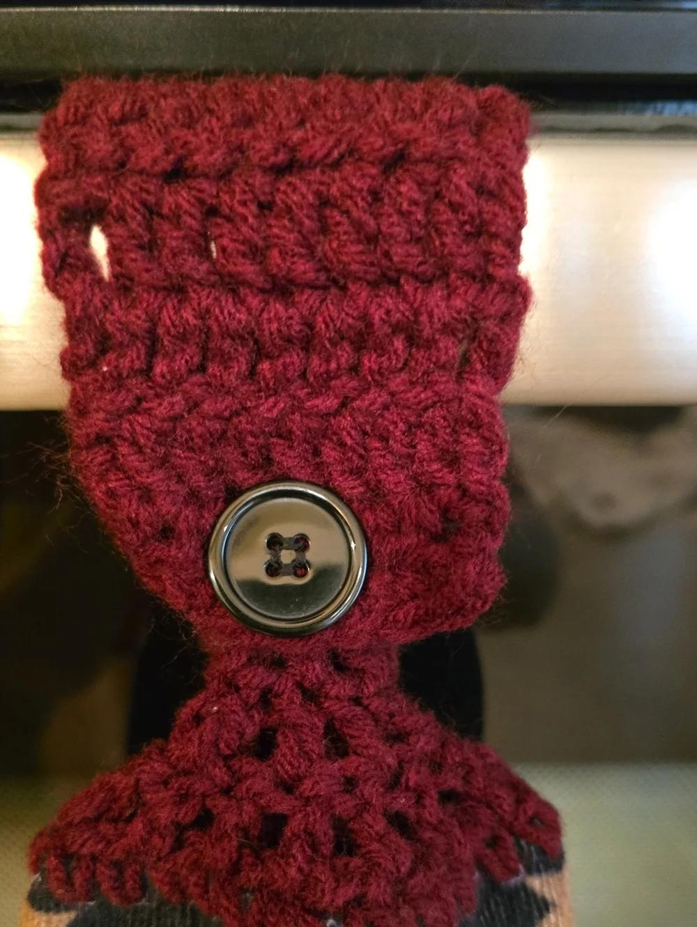Handmade Hanging Hand Towel - Snowman